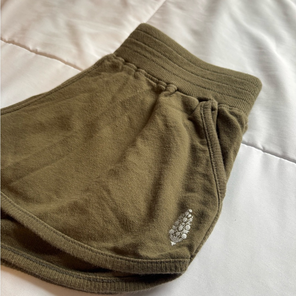 Free People Olive Green Shorts